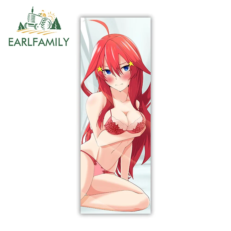 

EARLFAMILY 13cm x 4.7cm for Devil's High School Funny Car Stickers Waterproof Scratch-Proof Decals Personality JDM Decoration