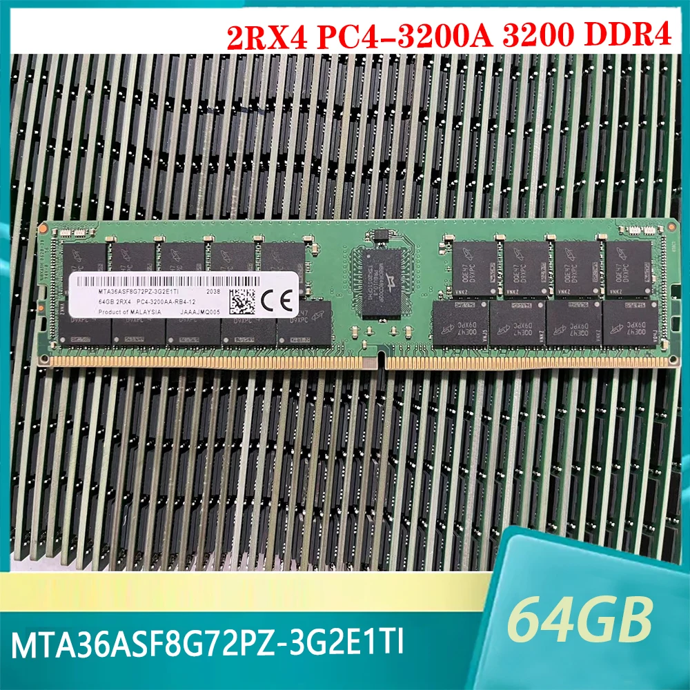 

For MT 64GB 64G 2RX4 PC4-3200A 3200 DDR4 MTA36ASF8G72PZ-3G2E1TI Memory High Quality Fast Ship
