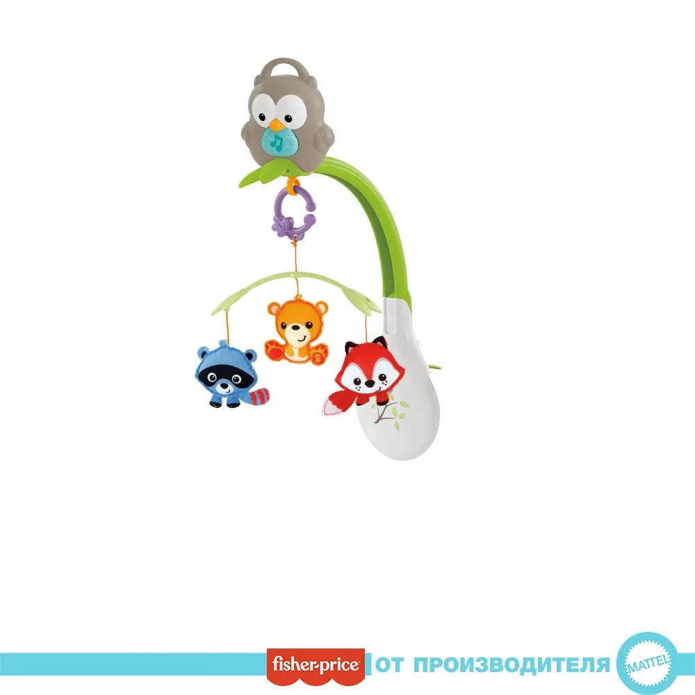 Мобиль Fisher-Price Лесные друзья 3-в-1 музыкальный CDM84 |