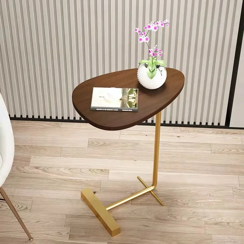 

Роскошный светильник для пожилых, Маленький журнальный столик, прикроватный диван, простой передвижной Круглый Мини-стол, украшения для го...