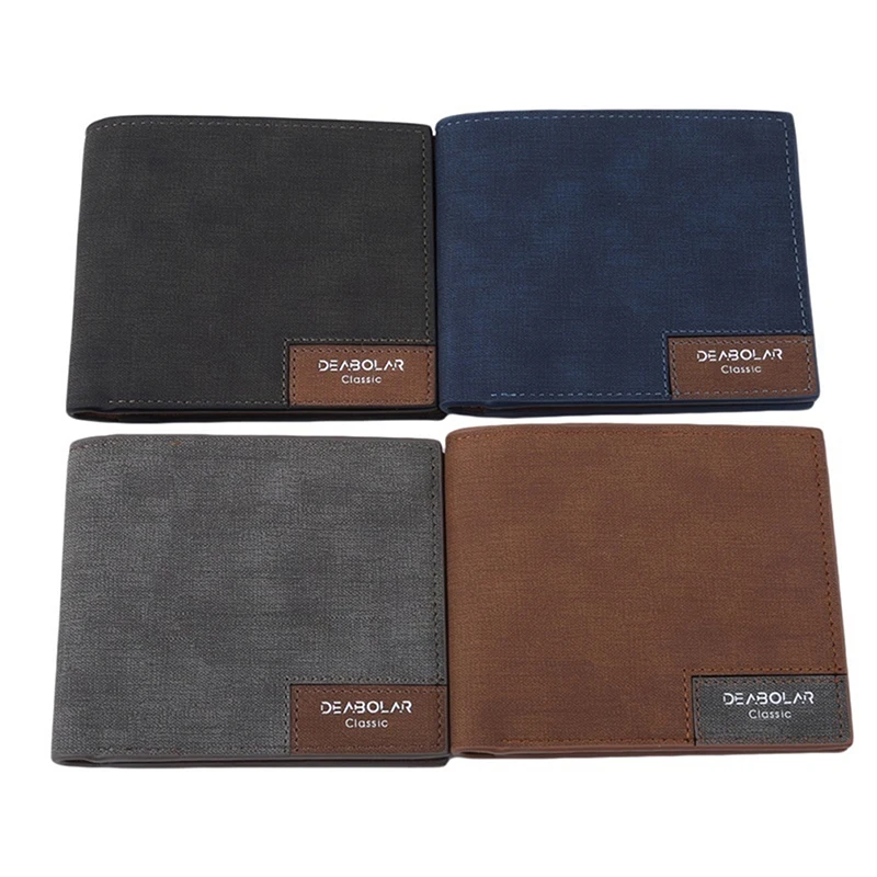 

New Men Wallets Small Money Purses Wallets New Design Dollar Price Top Men Thin Wallet With Coin Bag Zipper Wallet