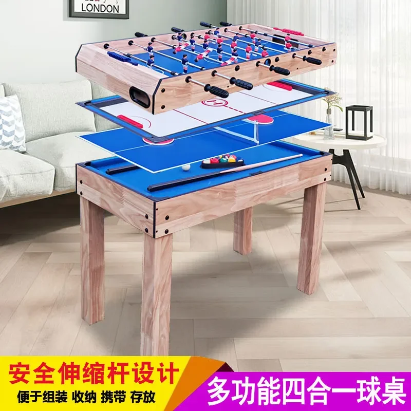 Детский 8-полюсный бильярдный стол для хоккея с шайбой Настольный теннис