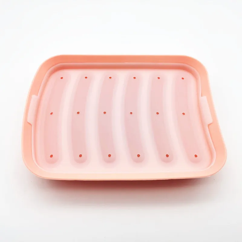 

Silicone Sausage Maker Mold DIY Silicone Handmade Hamburger Hot Dog Mold Reusable Kitchen Accessories Gadget for Cake Baking Pie