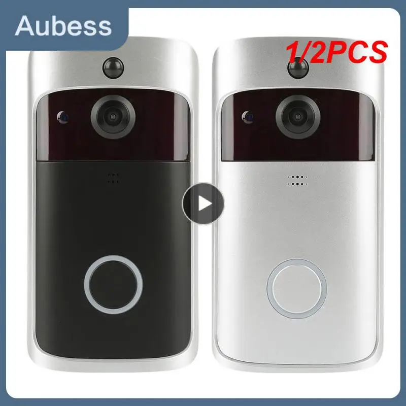 

1/2 шт. Смарт IP Wi-FI дверной звонок видеодомофон-FI дверной звонок для квартир инфракрасная сигнализация беспроводная камера безопасности от