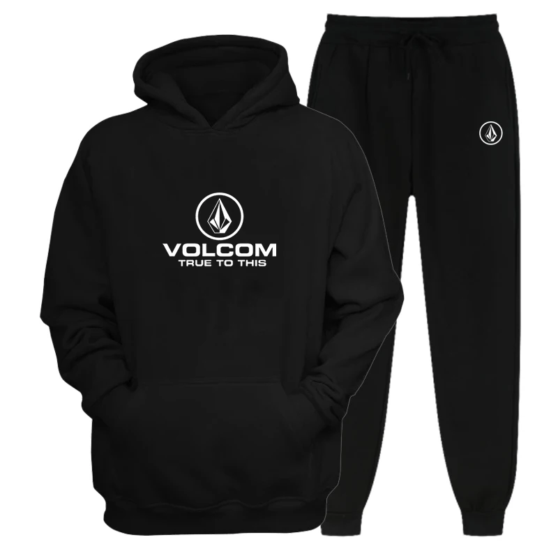Мужская Volcom новая повседневная спортивная мужская толстовка из двух предметов с