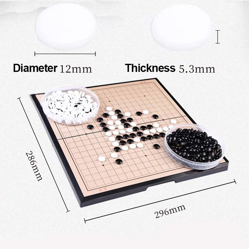 

Магнитная Складная шахматная игра Weiqi, акриловый черный и белый шахматный набор для детей, пазл, шахматы, настольная игра, игрушки в подарок, 19*19 линий