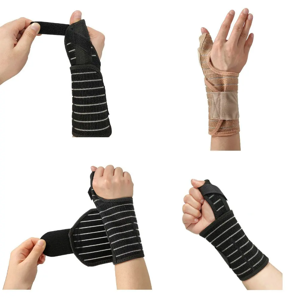 

Wristbands Breathable Sports Strap Wrist Protectors Fitness Protection Sprain Carpal Basketball Pressure Weightlifting Bar Wrist