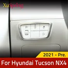 Автомобильная фара, выключатель света, регулировка фасветильник, ручка управления панелью, защитная отделка, Стайлинг для Hyundai Tucson 2021 2022