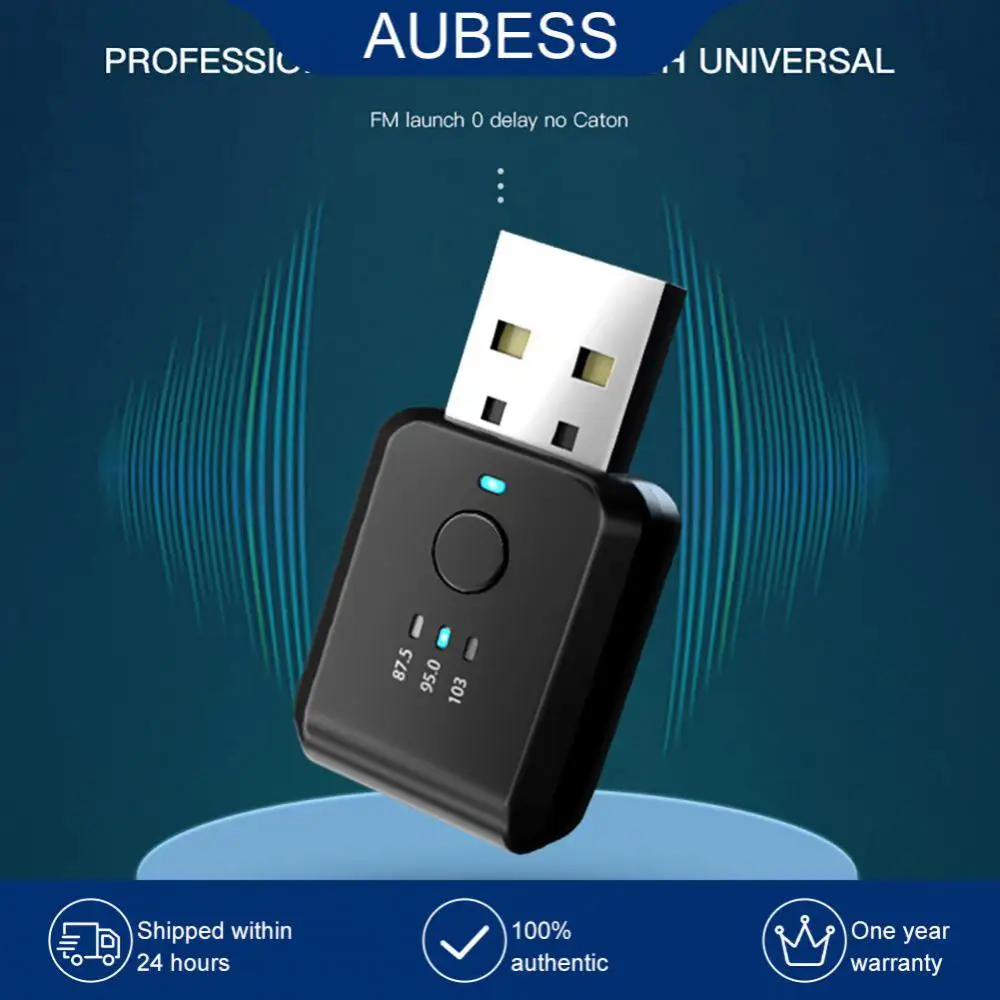 

Mini Usb Fm Transmitter -compatible 5.1 Fm01 Car Adapter Audio Transmitter Adjust The Fm Frequency 5v