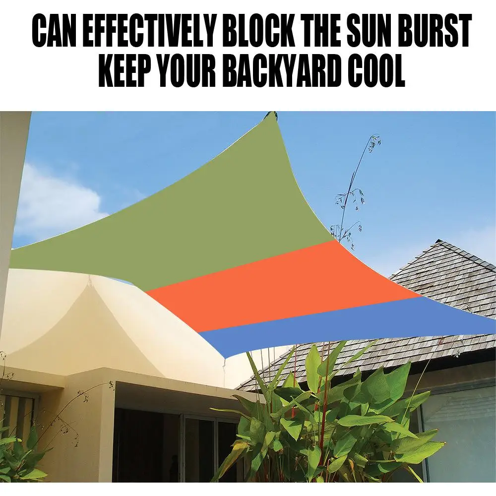 

Multi-purpose Awning Heat-insulating Shading Net Camping Beach Blanket Durable Waterproof UV Protection Outdoor Sun Shade Sail