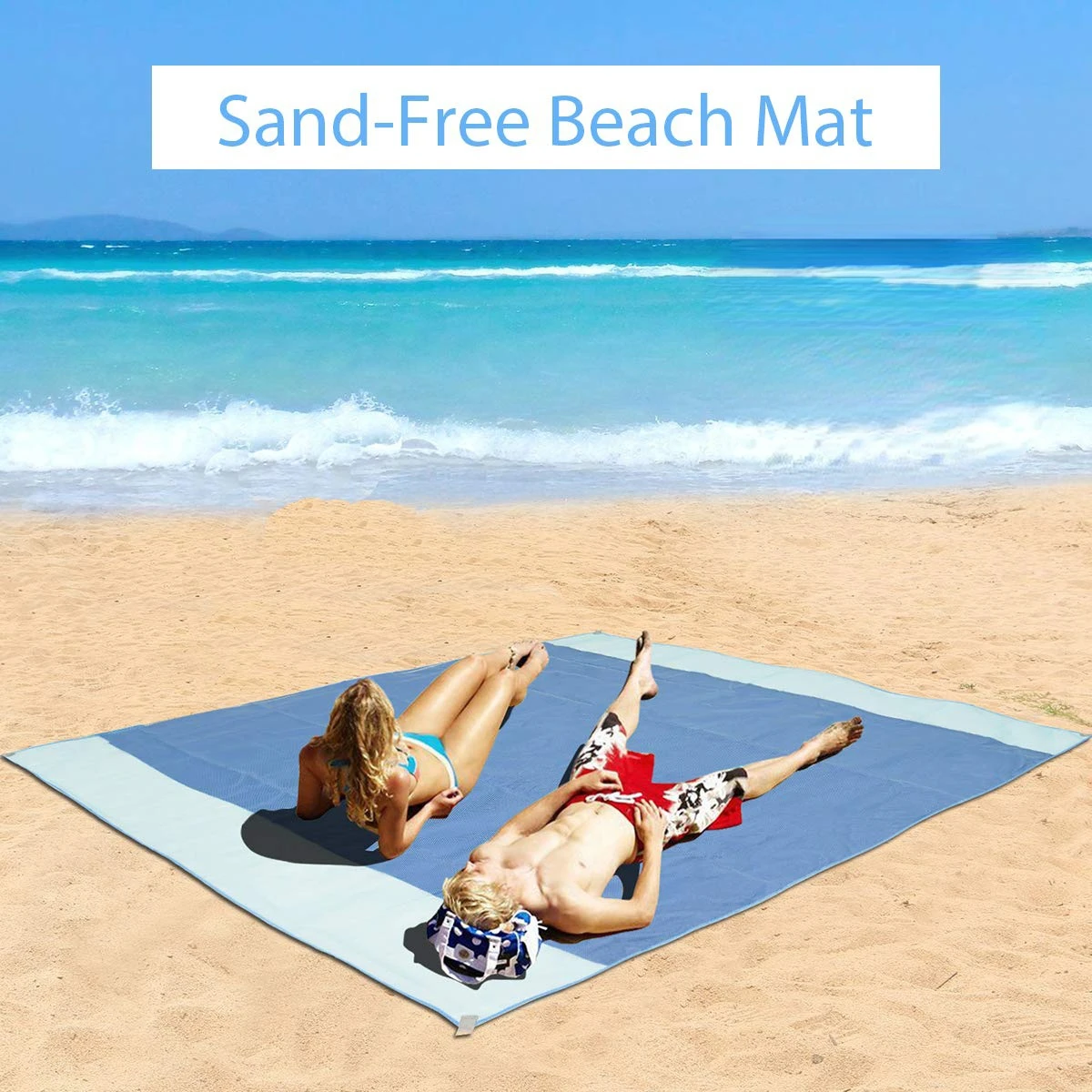 

Sleeping mat ultra light outdoor mat beach mat sand free pocket beach mat camping picnic mat 200 x 200 cm