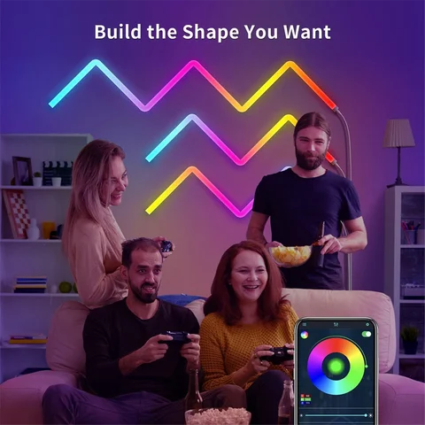 RGB LED лента Glide Bluetooth для стены