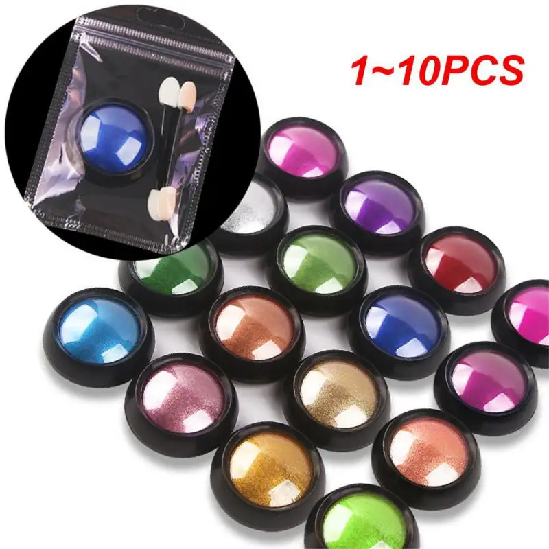 

1 ~ 10 шт., золотистые/Серебристые Блестки для УФ-геля