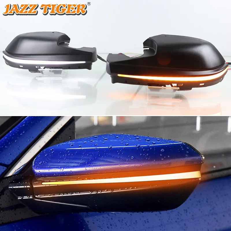 

LED Rearview Mirror Indicator Light for Honda Civic 2016~2020 10th Scanning + Breathing functions DRL Dynamic Trun Signal Lamp
