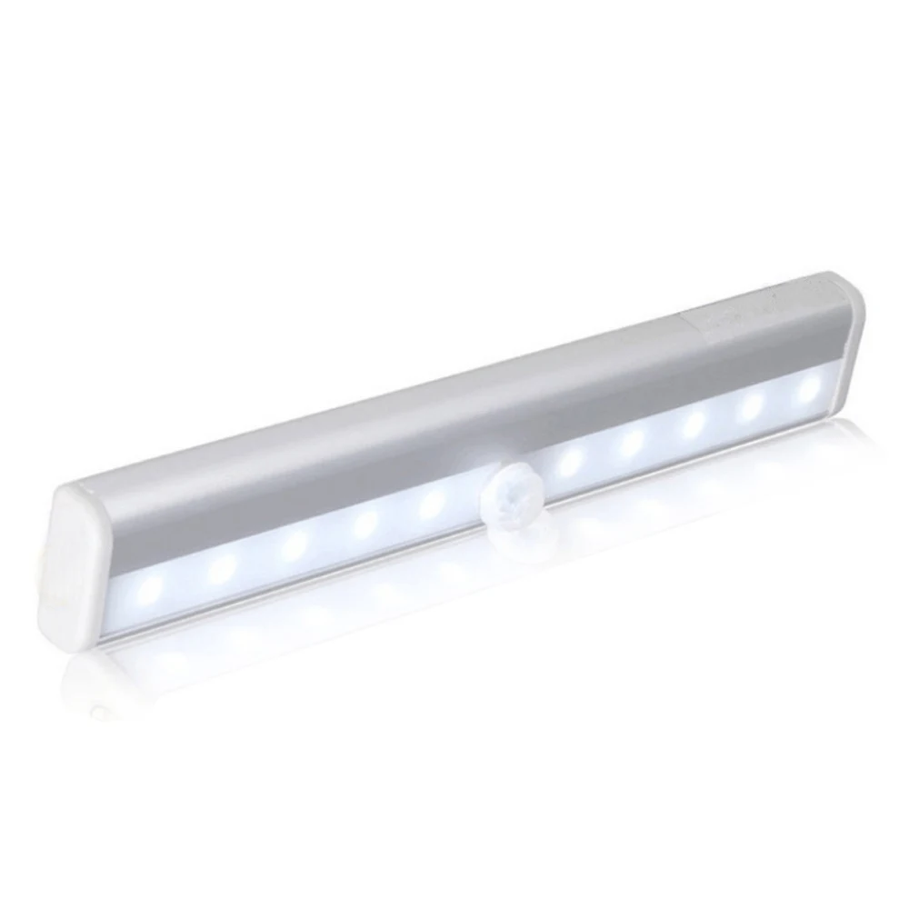 6/8 LEDs LED Night Light PIR Motion Sensor Closet Cabinet Corridor Lights Wireless Night Lamp Kitchen Stair Lighting Luminaria