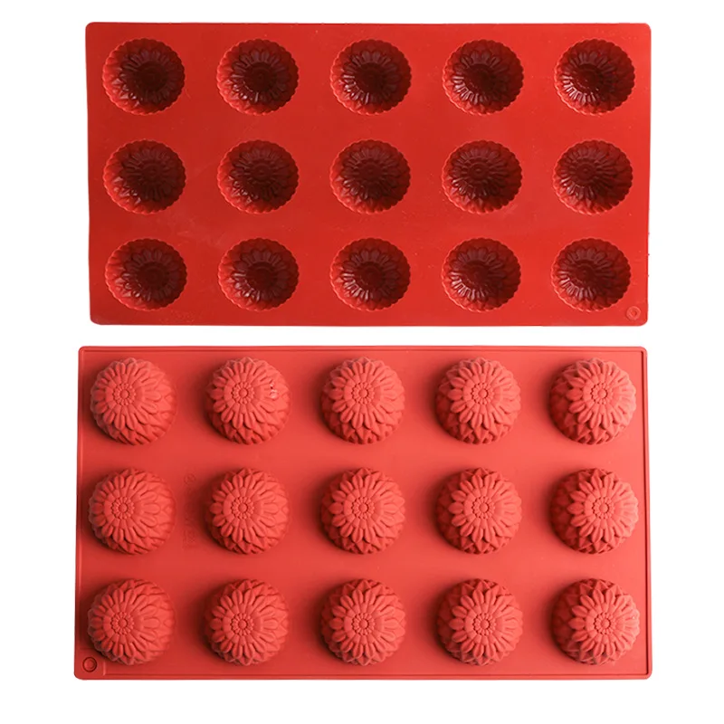 

Silicone Cake Mold Baking DIY Sunflower Moussechocolate Dessert Mold Baking Tools for Cakes Silicone Molds Silicone Bakeware