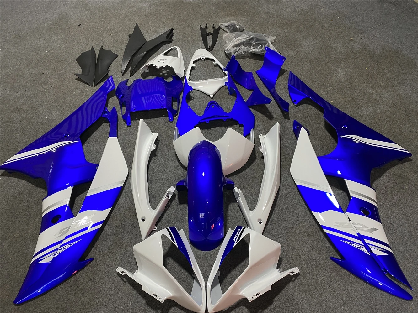 

Motorcycle Fairing Kit Suitable for Yamaha R6 08-16 YZF600 2008 2009 2010 2011 2012 2013 2014 2015 2016 Fairing Blue White