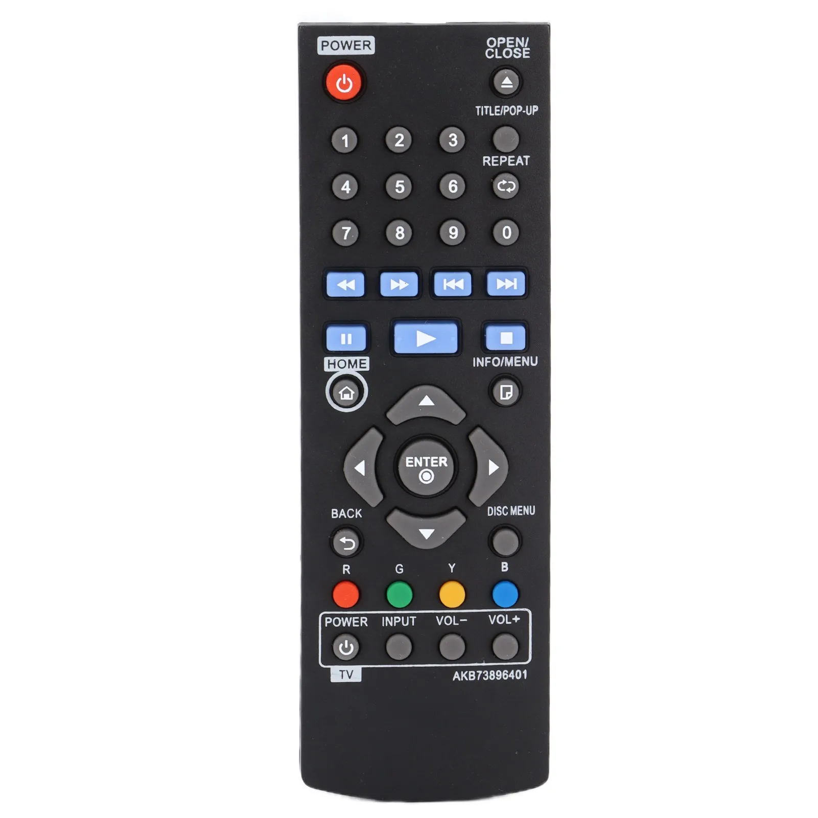 

AKB73896401 Remote Control for LG Replacement DVD Player Remote Control for BP340 BP135 BP335W