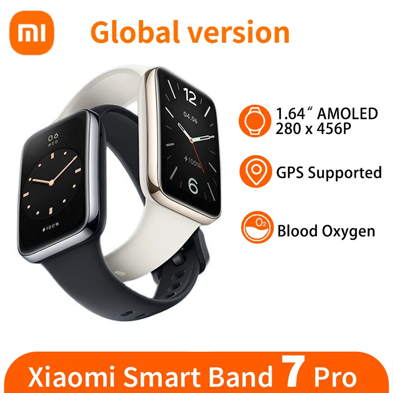 

Умный Браслет Xiaomi Mi Band 7 Pro с GPS и AMOLED экраном 1,64 дюйма