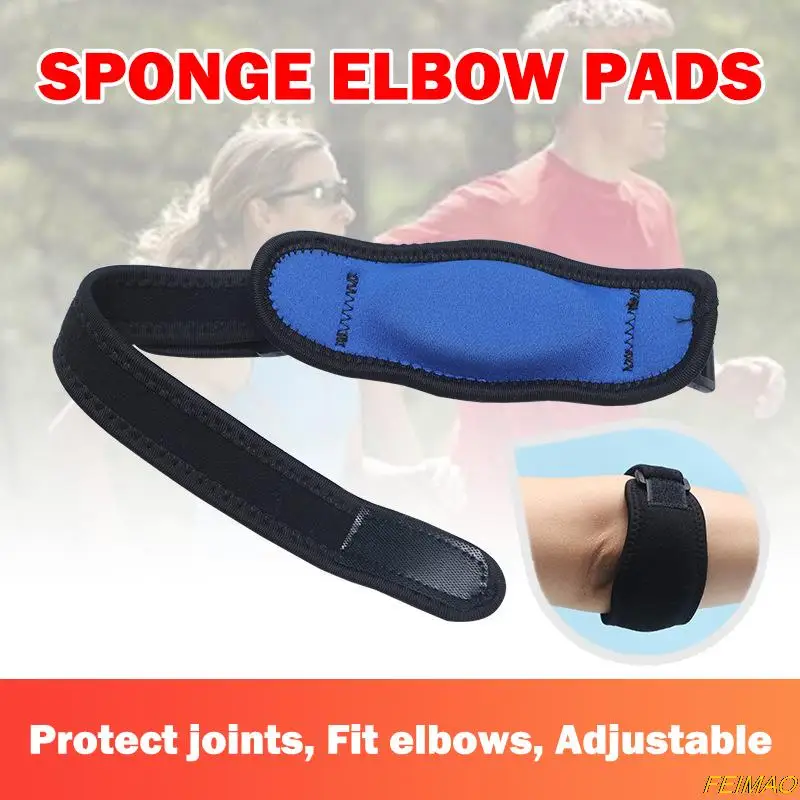 

Adjustable Safety Nylon Elbow Brace Sleeve Pad Basketball Tennis Elbow Brace Pain Protection