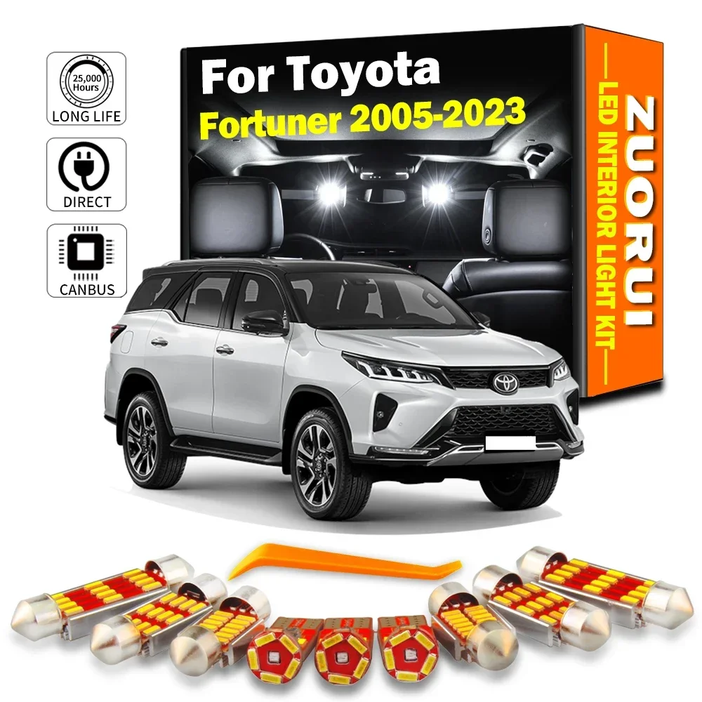 Лампы для салона Toyota Fortuner MK1 MK2 N5 N6 N15 N16 2005- 2020 2021 2022