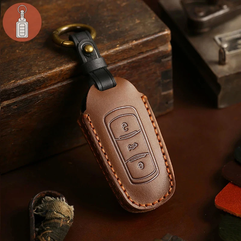 

Кожаный чехол для автомобильного ключа, аксессуары для Брелока Для Geely Vision X6 X3 Ge GS S1 Global Emgrand X6gl, держатель для брелока, сумка