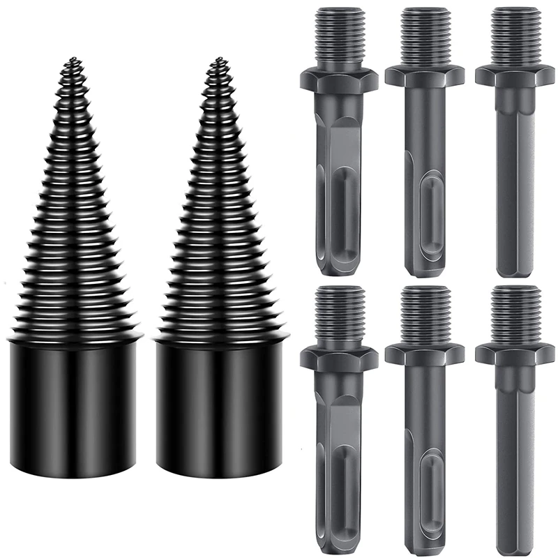 

Promotion! Wood Splitter Drill Bit Wood Splitter Drill Bit Drill Portable Wood Cutting Tool For Hand Drill Rod, 32Mm