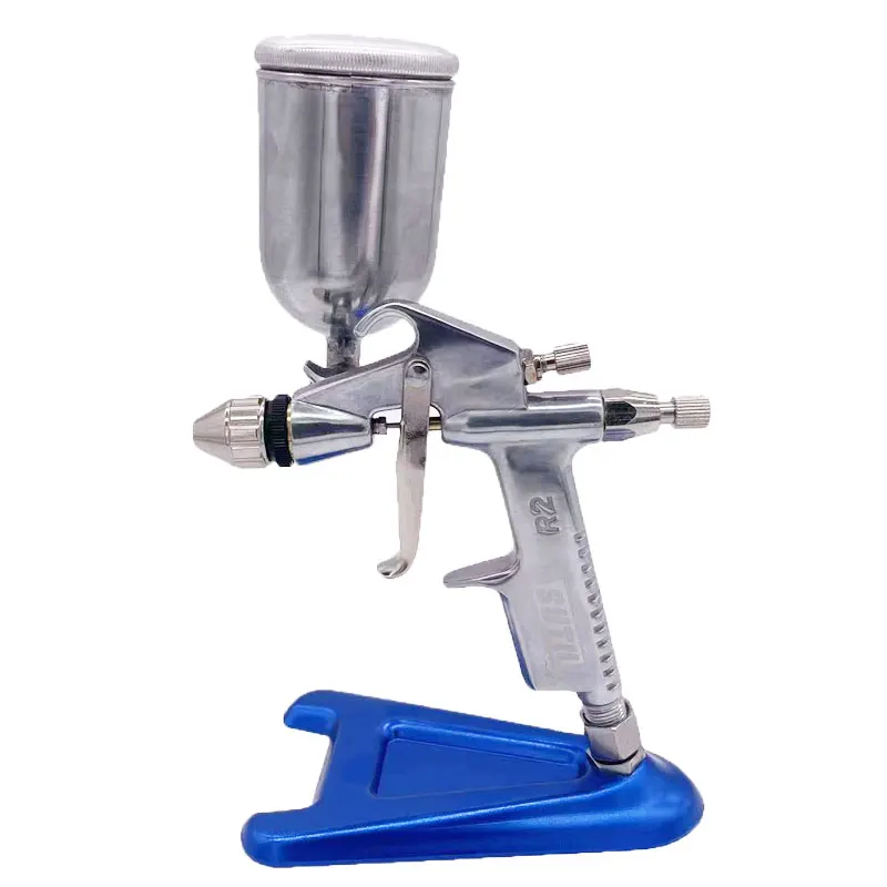 

SUTU Spray Gun R-2 Painting Guns 0.5MM Round/Sector Nozzle Water/Oil Based Paint Air Spray Gun Airbrush High Atomization