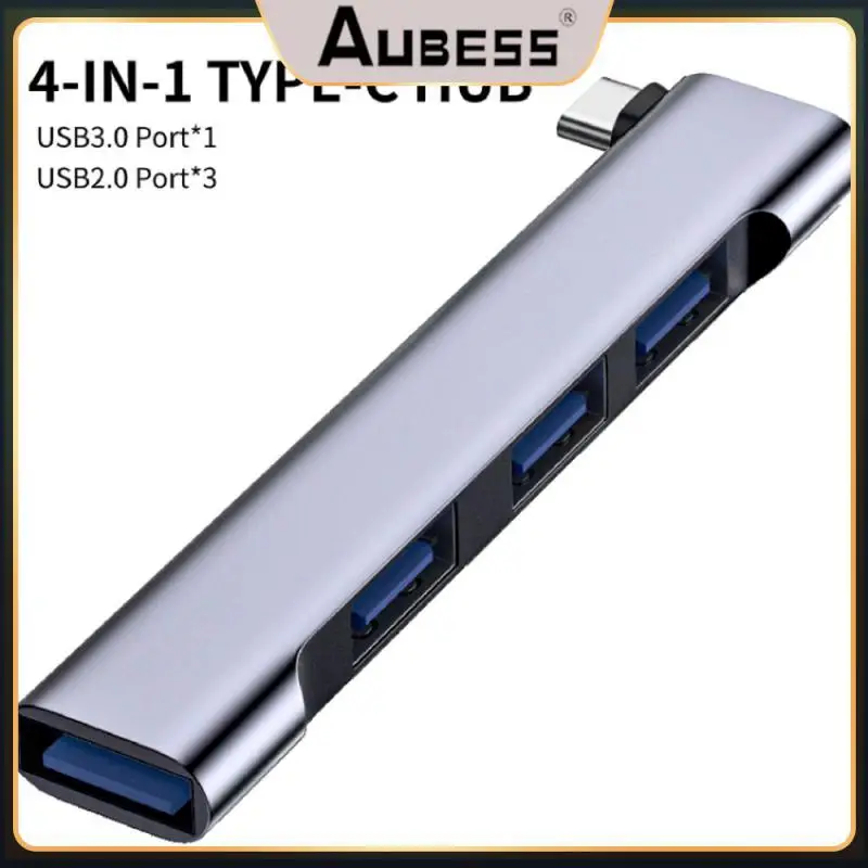 

Pd 60w Charging 4 In 1 Usb-c Hub Universal Multi-port Expansion Usb2.0/usb3.0 High Speed Usb Hub Office Tools Splitter Adapter
