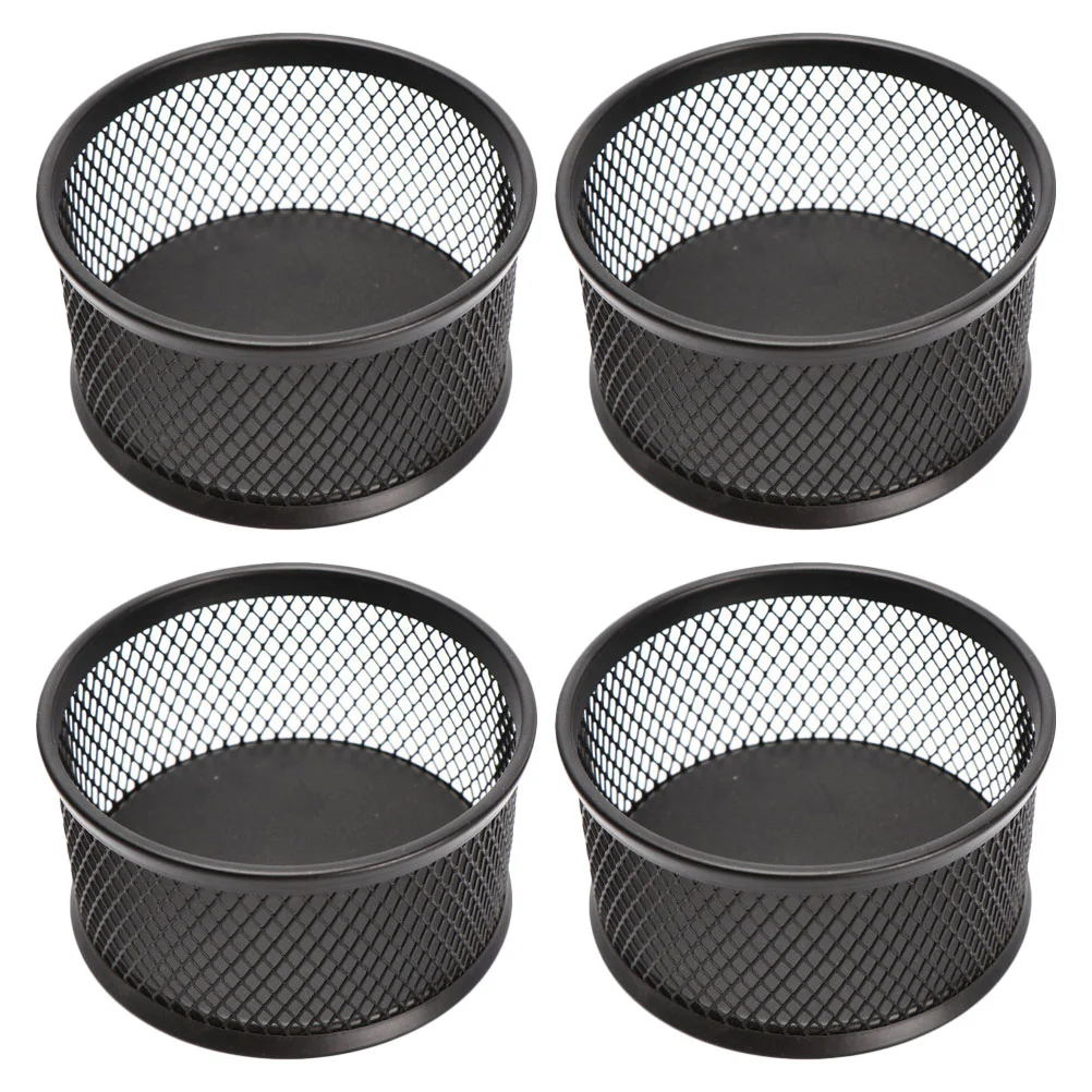 

Clip Holder Paper Mesh Desk Binder Organizer Containercup Paperclip Dispenser Clips Holders Smallwire Black Pot Stapler Scissors