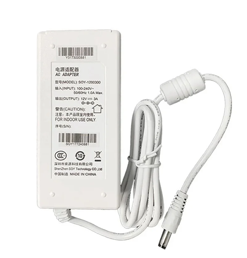 SUNSOY-1200300 SOY 12В 3А 36Вт AC-адаптер для Philips AOC 234CL2 229CL2 239CL2 224CL2 Блок питания Зарядное устройство ADPC1236 DA-36Q12 (art.: 3920dcdc66ac3) - 3920dcdc66ac3