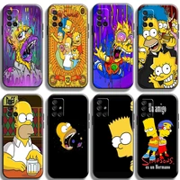the simpsons phone cases for samsung s20 fe s20 s8 plus s9 plus s10 s10e s10 lite m11 m12 s21 ultra luxury ultra unisex tpu