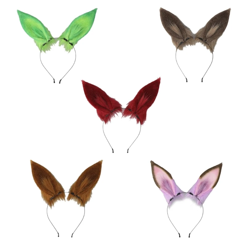 

Аниме Косплей Реквизит зверь лошадь волос обруч Пушистые Волосы Стайлинг для комиксов Con повязка пушистые животные Сексуальный Дьявол карнавал