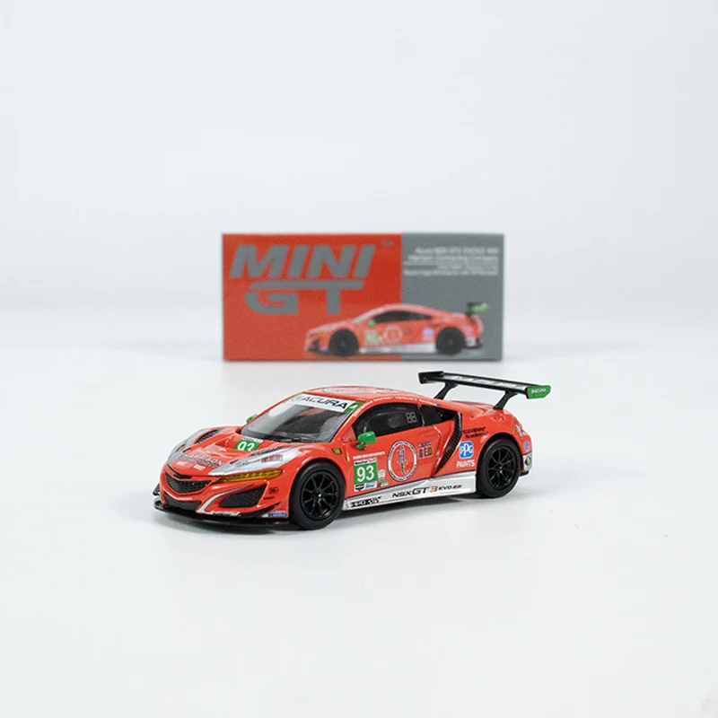 Мини GT 1:64 модель автомобиля NSX GT3 EVO22 #93 WTR гоночные кромки из сплава #617