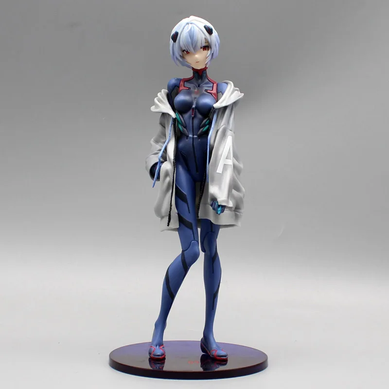 

22cm Anime NEON GENESIS EVANGELION Standing Posture Ayanami Rei PVC Action Figure Statue Collectible Model Ornaments Toys Gifts