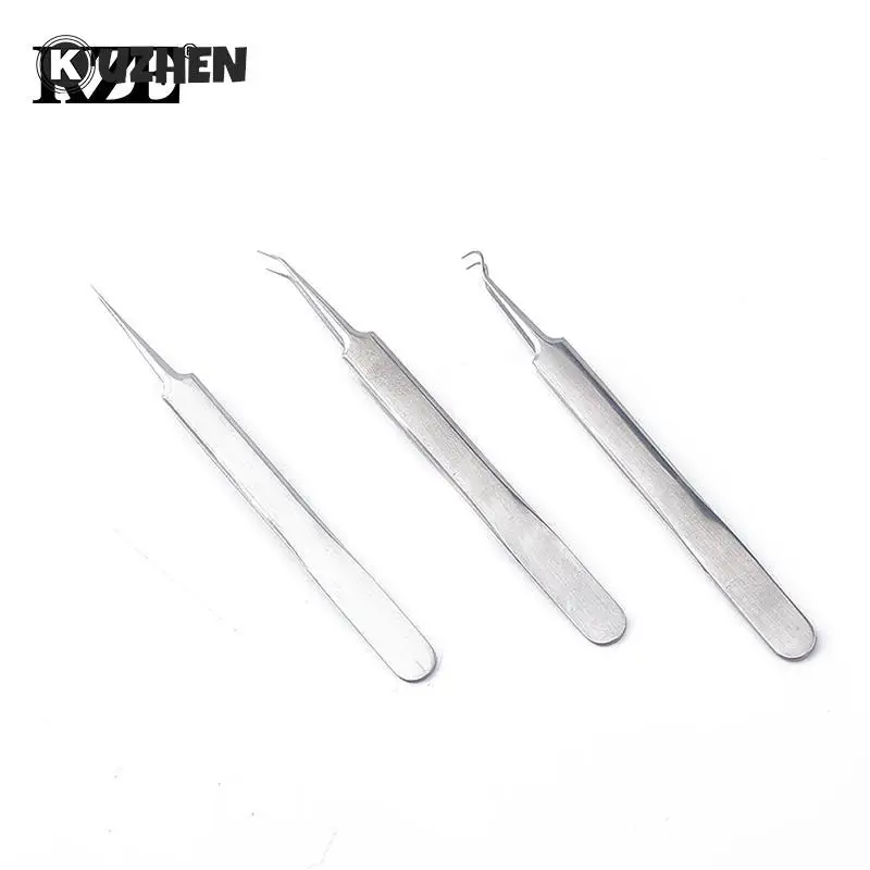 

1pcs Comedone Extractor Pointed Bend Gib Head Acne Needle Blackhead Blemish Pimples Removal Tweezers Face Care Tools