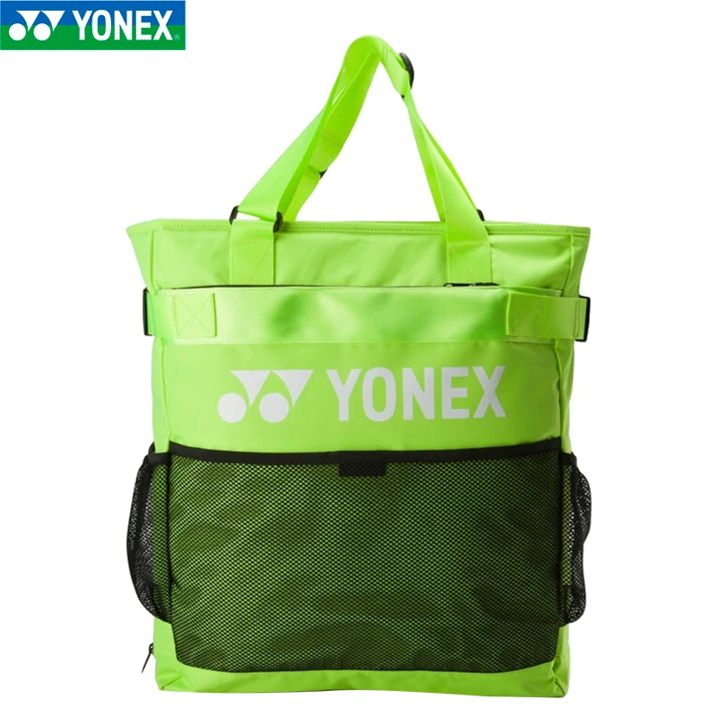 YONEX Portable 2 Pcs Badminton Bag BA222 Carry Shoulder Bag Men Women Racquet Sport Tote Bag Tennis Racket Bag with Mesh Pocket
