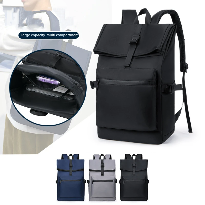 

Fashion Man Business Backpack Waterproof Book Bag Female Mochila Schoolbag for Teenage Travel 15.6 Inches Laptop Rucksack 2022