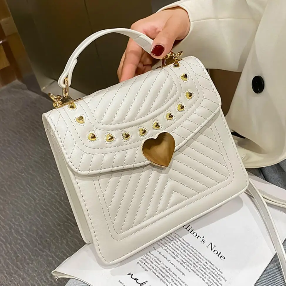

Elegant Female Square Tote bag 2021 Fashion New High quality PU Leather Women's Designer Handbag Travel Shoulder Messenger Bag