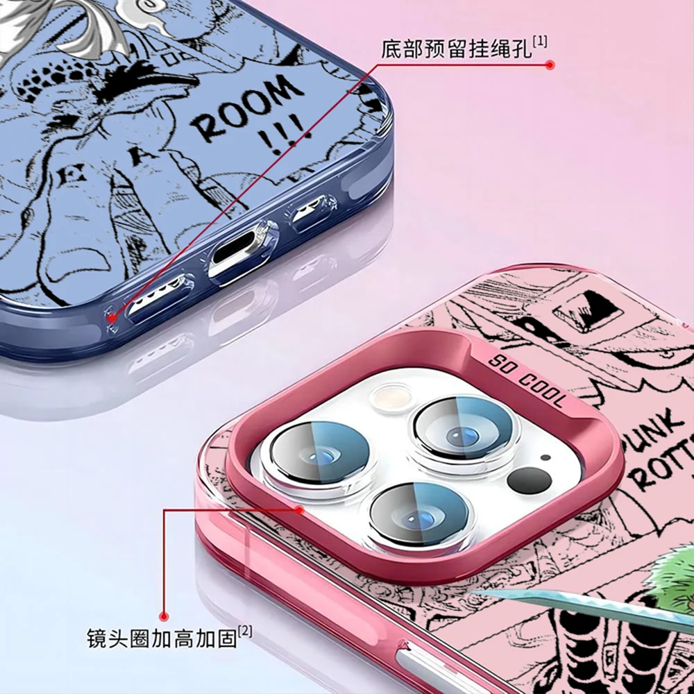 Чехол для телефона Anime Luffys Cool O-Ones P-Pieces iPhone 16 15 14 13 12 11 mini Pro Max X XR XSMAX 8 7 Plus матовый