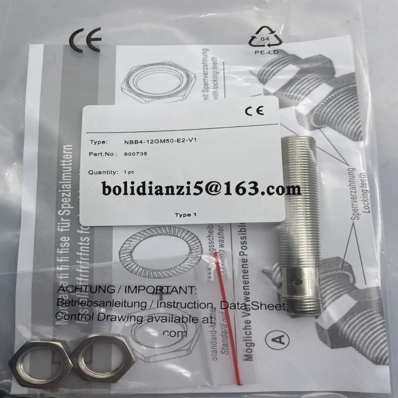 Новый датчик приближения NBB4-12GM50-E2 NBB4-12GM50-E2-V1 NBN4-12GM30-E0 NBB4-12GM50-E0 NBB4-12GM50-E0-V1 В наличии