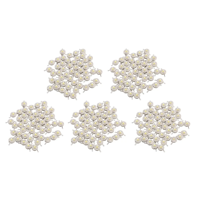 

250Pcs 1W Diode High Power Cool White Led Beads 1 Watt Lamp Chip 3V-3.4V