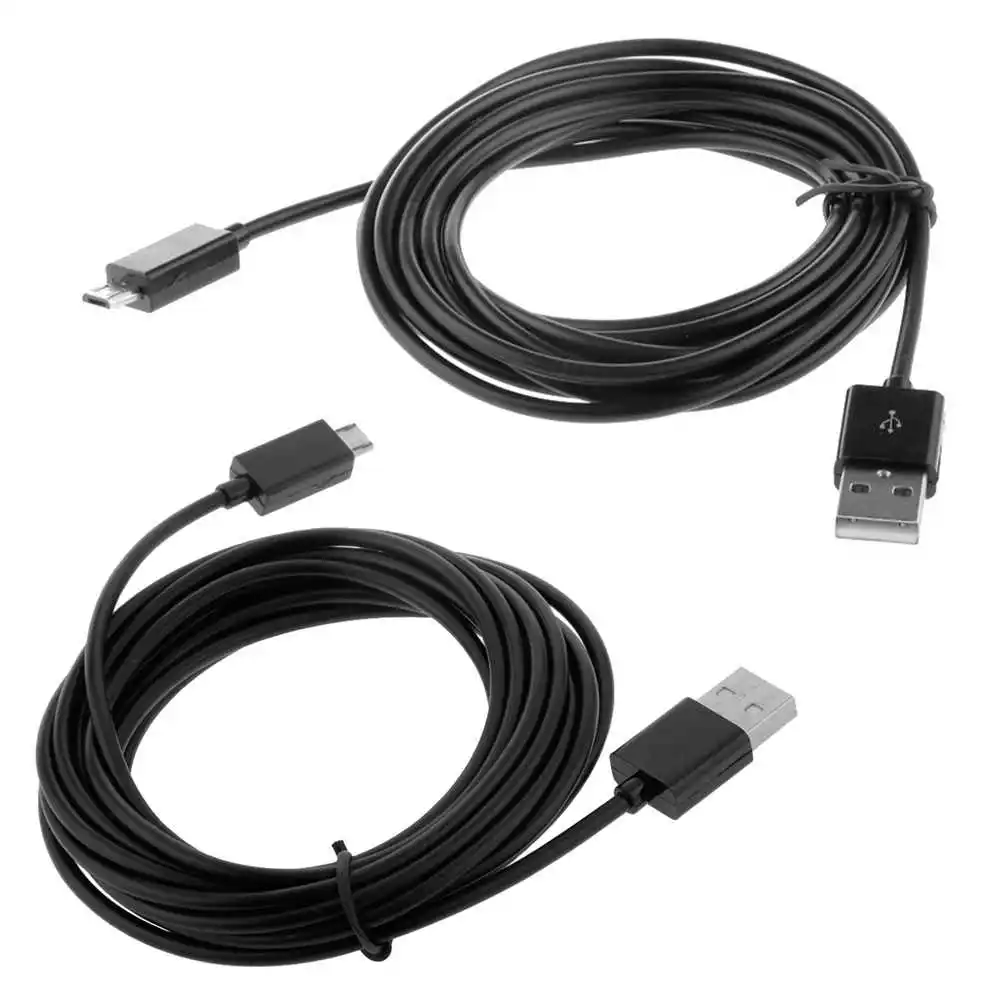 Кабель зарядного устройства для синхронизации данных с USB на Micro 5 Pin 3m черный