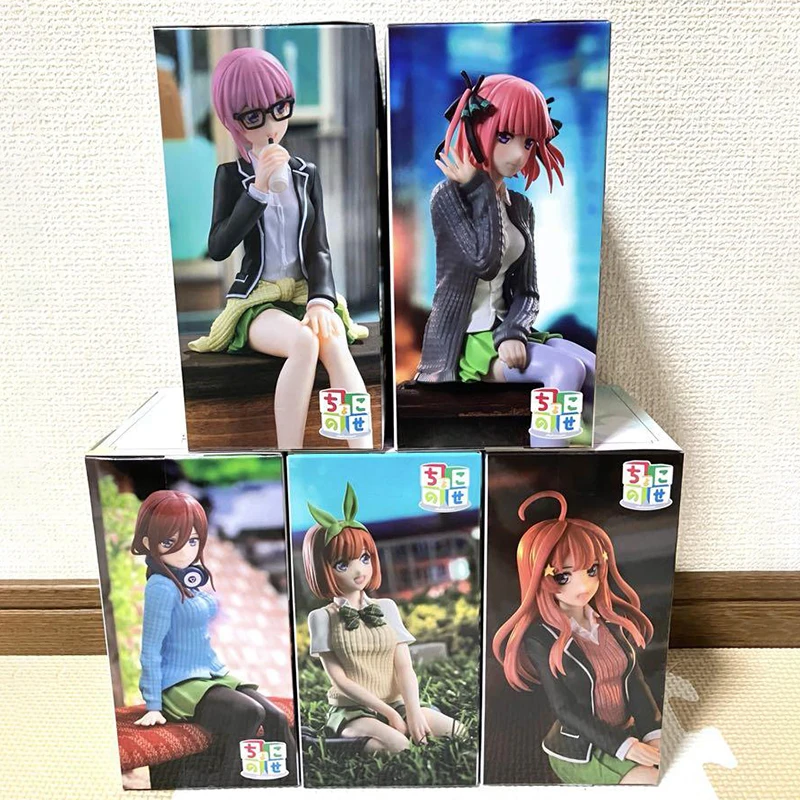Фото В наличии оригинальные SEGA PM The Quintessential Quintuplets Nakano Ichika Nino Miku Yotsuba Itsuki ПВХ аниме фигурки игрушки №3