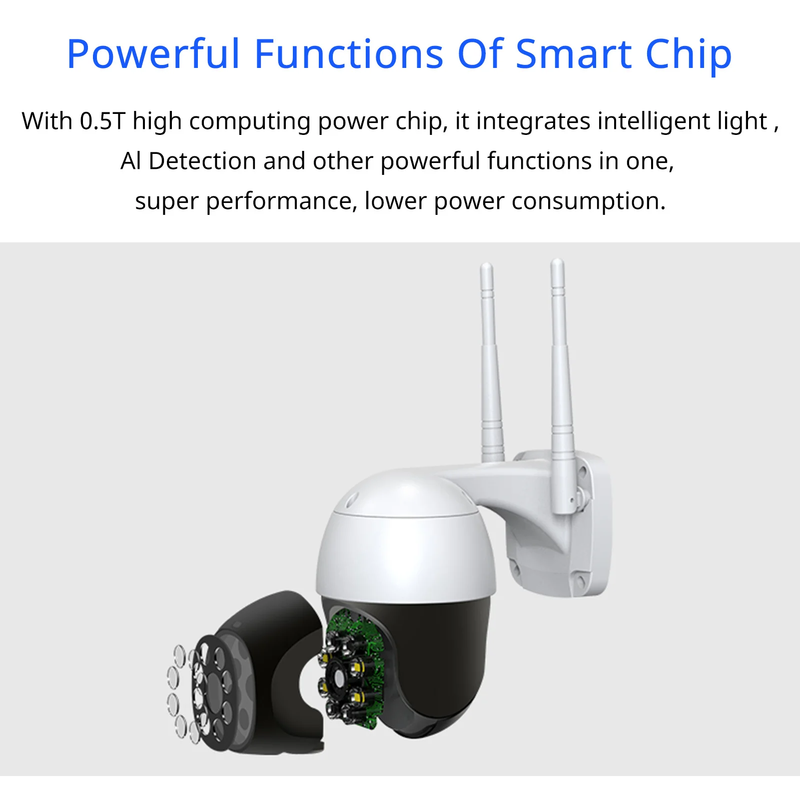 Hiseeu Security Camera 720P Pan Tilt Wireless Mini Wifi Smart Home Protection with 360° View Night Vision | Безопасность и защита