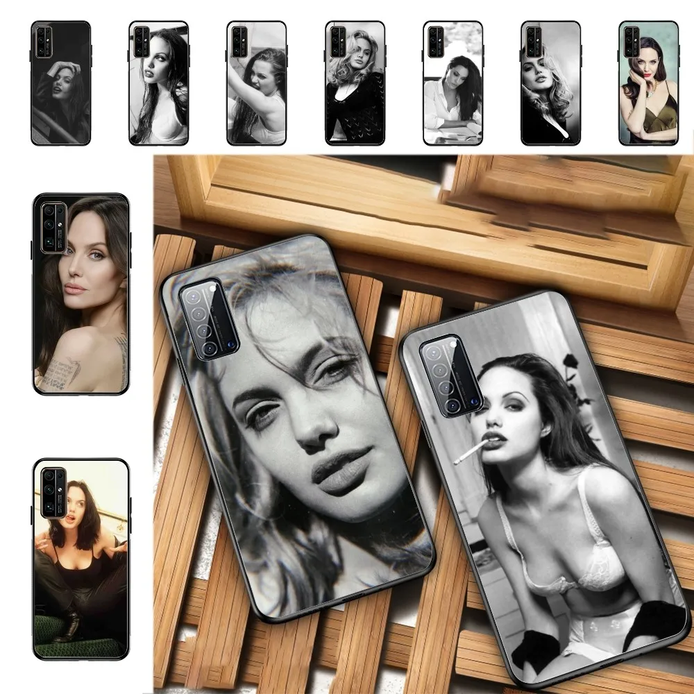 Чехол для телефона Movie Star Angelina Jolie Huawei Honor 10 lite 9 20 7A 9X 30 50 60 70 pro plus Мягкий силиконовый