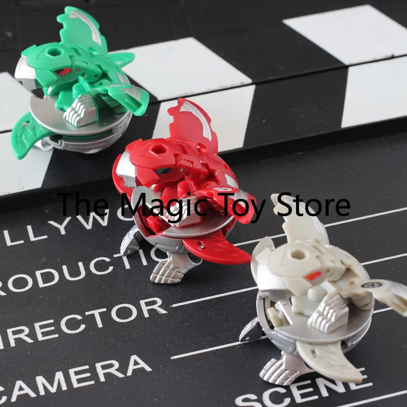 Фото Оригинальная фигурка Bakugan 3.5 US Version Omega Green Monster Flash Ingram 4-го поколения, вращающаяся металлическая модель, редкая, снятая с производства. №3