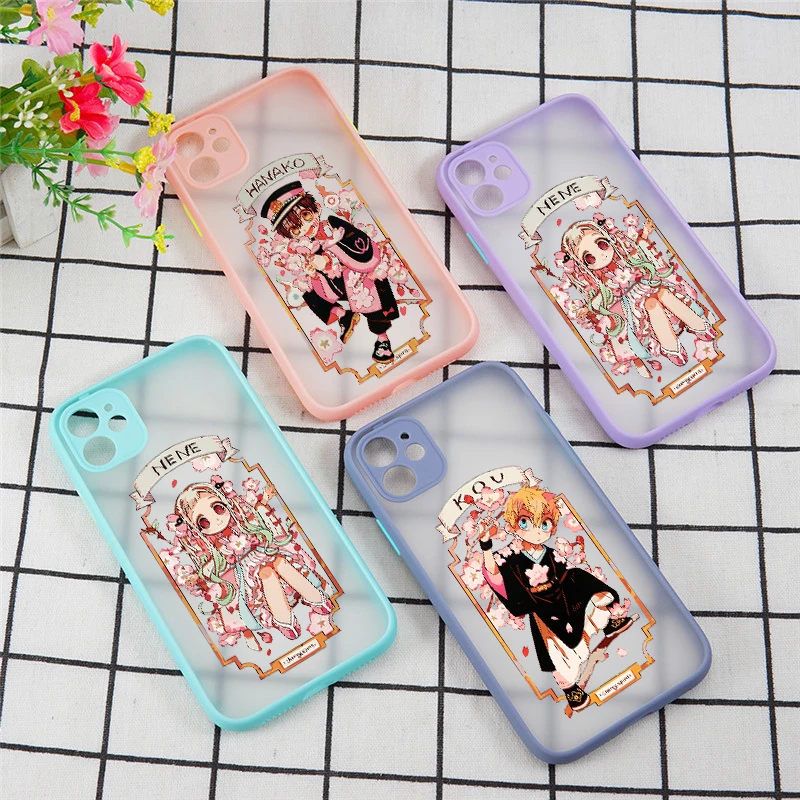 

Toilet Bound Hanako Kun TPU Case for iPhone 13 11 12 Mini Pro X XS XR Max 7 8 6 Plus SE 2020 Japan Cartoon Animation Back Cover