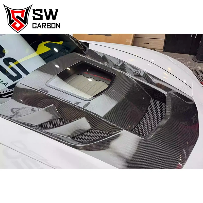 Высококачественное заднее крыло из углеродного волокна в стиле APR для Chevrolet Corvette