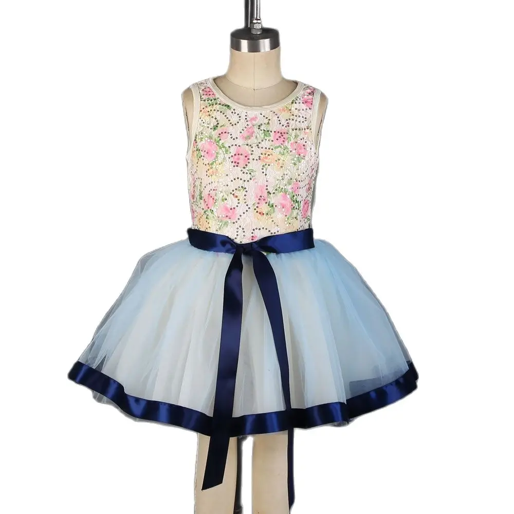 

21009 Children's Ballet Costume Puffy Ballerina Leotard Dress Tutu Skirt Girl Kids Performance Dance Wear